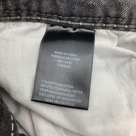 Ninth Hall‎ Mens Signal Stacked Flare Distressed Jeans Black Size 34 x 35 NWT - Picture 10 of 11